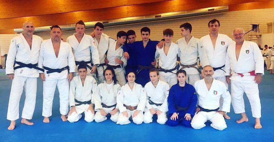 nazionale cadetti judo con ottavia musso