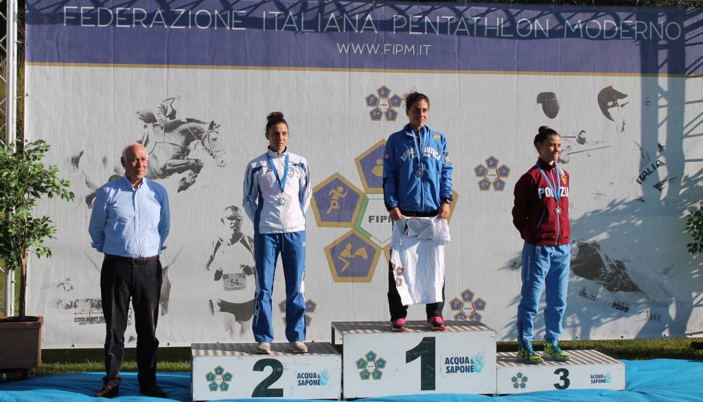 podio alice sotero italiani pentathlon 2019