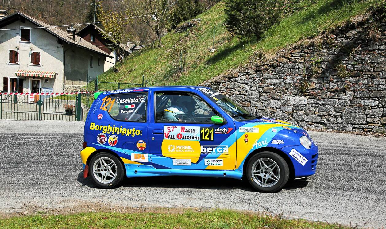 Foto Magnano Christian Borghini - Giulia Casellato Sport Forever rally valli ossolane