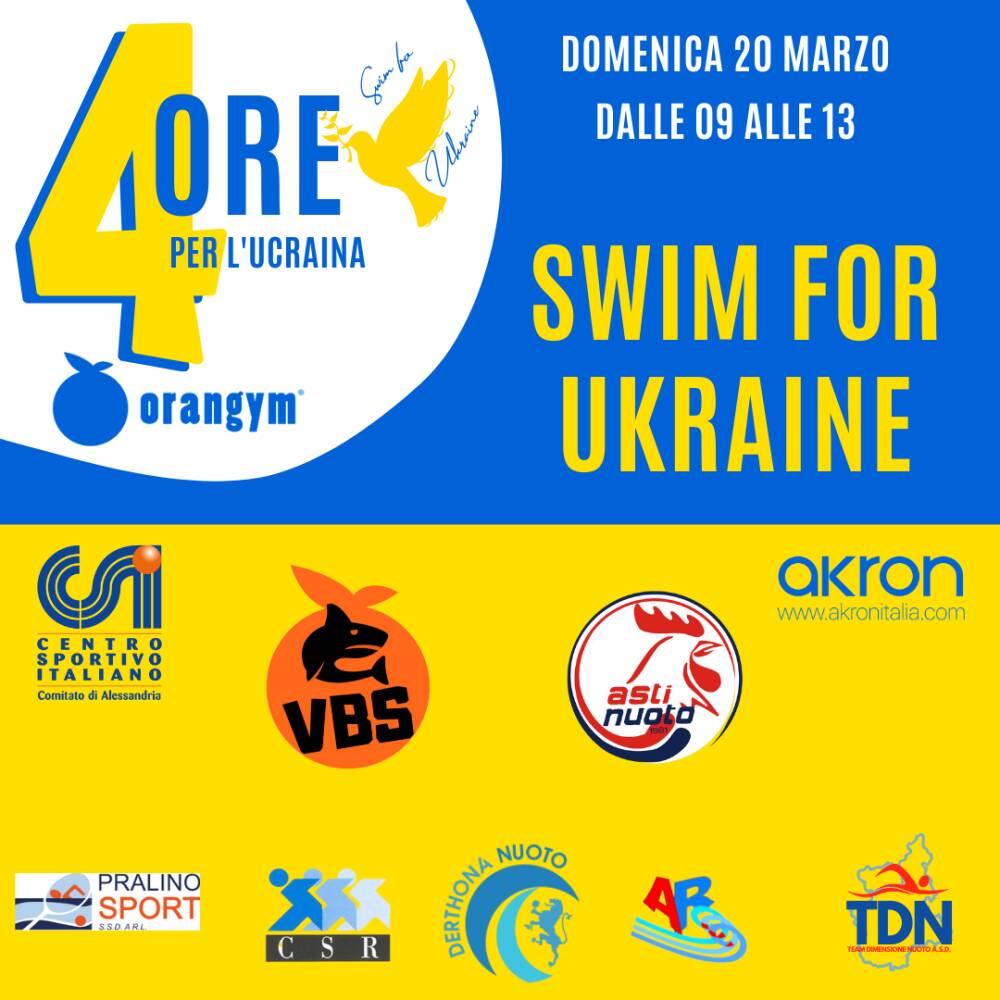 Swim for Ukraine Valle Belbo Sport