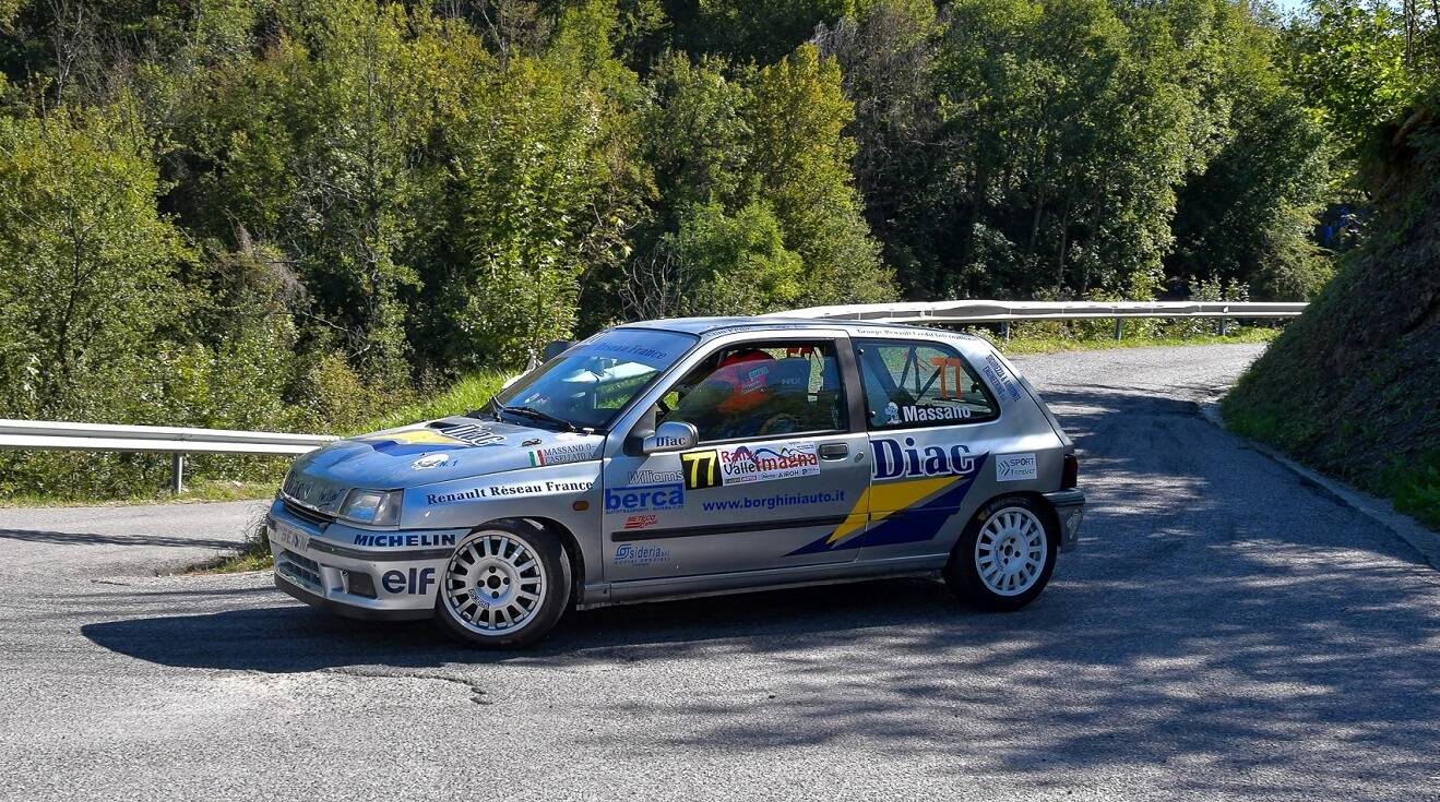 (Foto Magnano) Stefano Massano - Giulia Casellato al Rally Valle Imagna